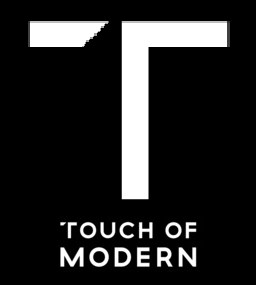 Touch Of Modern Logo on Metal Relic