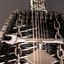 "The Flyer" Metal Electric Style Guitar Sculpture Heavy Metal Wall Art