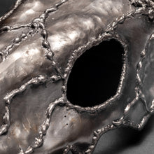 "The End" European Deer Mount Eight Point Buck Skull Sculpture Heavy Metal Wall Art