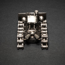 Metal Bulldozer Figurine, Steel Dozer, Nuts and Bolts Dozer Sculpture