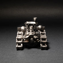 Metal Bulldozer Figurine, Steel Dozer, Nuts and Bolts Dozer Sculpture