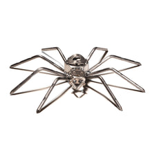 Scrap Metal Spider Figurine, Steel Spider, Metal Arachnid Tarantula Sculpture