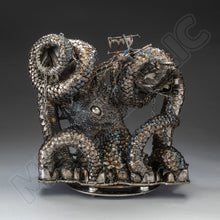 "The Deep Sleep" – Handmade Steel Kraken Sculpture by Artist Jeremy Werkheiser