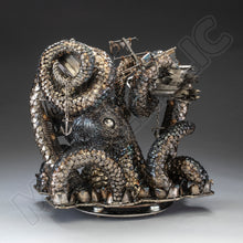 "The Deep Sleep" – Handmade Steel Kraken Sculpture by Artist Jeremy Werkheiser