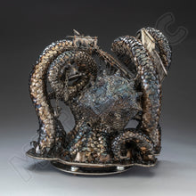 "The Deep Sleep" – Handmade Steel Kraken Sculpture by Artist Jeremy Werkheiser