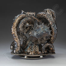 "The Deep Sleep" – Handmade Steel Kraken Sculpture by Artist Jeremy Werkheiser