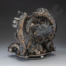 "The Deep Sleep" – Handmade Steel Kraken Sculpture by Artist Jeremy Werkheiser