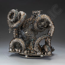 "The Deep Sleep" – Handmade Steel Kraken Sculpture by Artist Jeremy Werkheiser