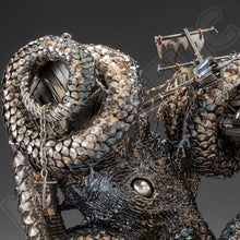 "The Deep Sleep" – Handmade Steel Kraken Sculpture by Artist Jeremy Werkheiser