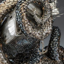"The Deep Sleep" – Handmade Steel Kraken Sculpture by Artist Jeremy Werkheiser