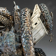 "The Deep Sleep" – Handmade Steel Kraken Sculpture by Artist Jeremy Werkheiser