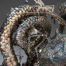 "The Deep Sleep" – Handmade Steel Kraken Sculpture by Artist Jeremy Werkheiser