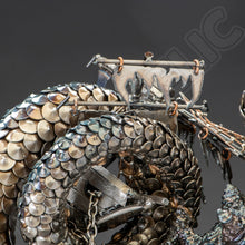 "The Deep Sleep" – Handmade Steel Kraken Sculpture by Artist Jeremy Werkheiser