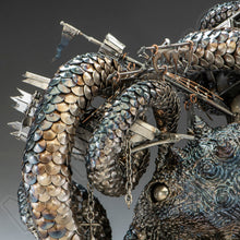 "The Deep Sleep" – Handmade Steel Kraken Sculpture by Artist Jeremy Werkheiser