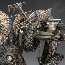 "The Deep Sleep" – Handmade Steel Kraken Sculpture by Artist Jeremy Werkheiser