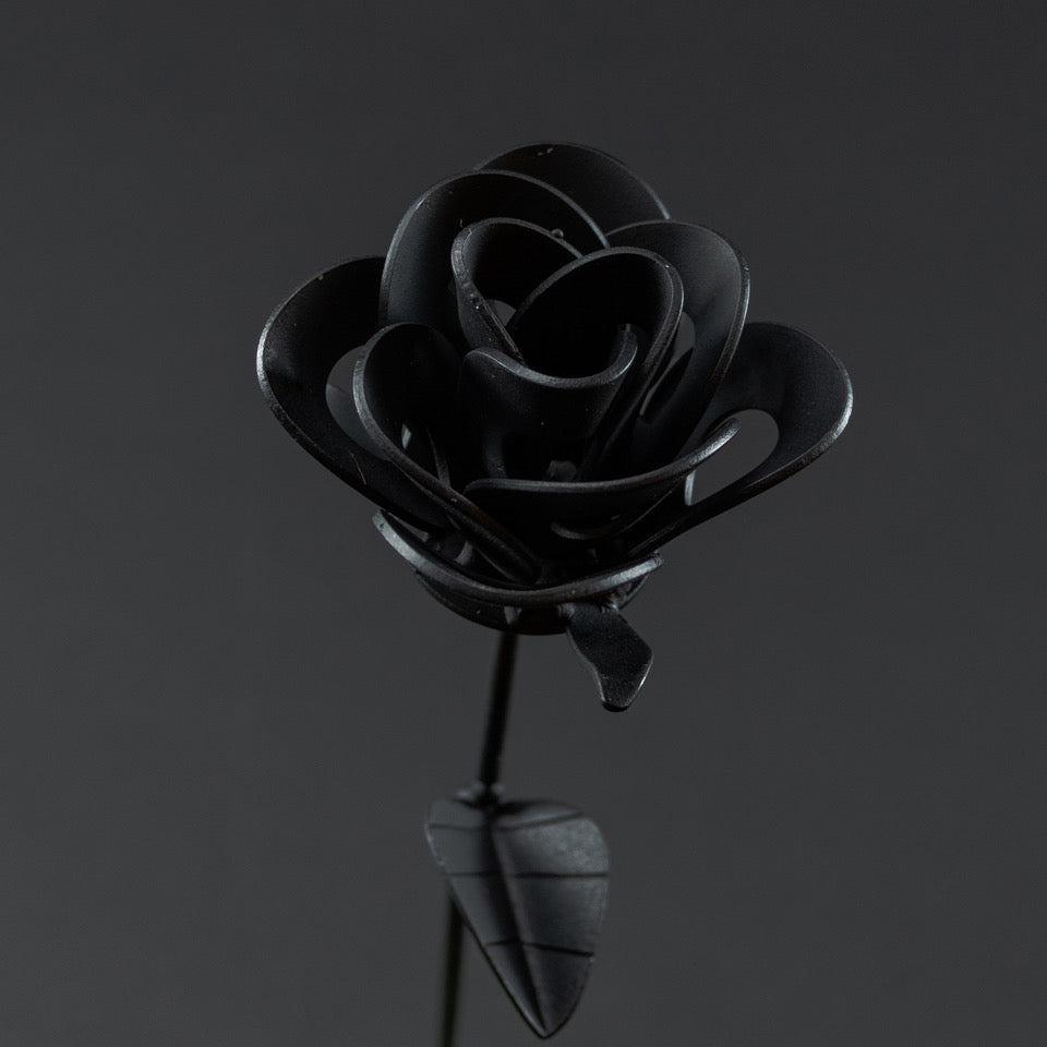 The Vault Resin Rose Photo Frame (6X4) Black
