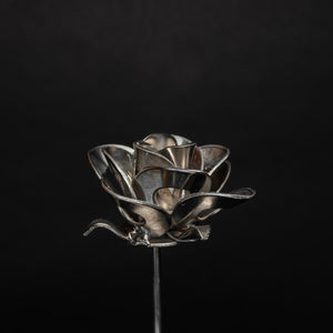 Original Immortal Rose, Recycled Metal Rose, Steel Rose Sculpture, Welded Rose, Steampunk Rose, Immortal Rose.