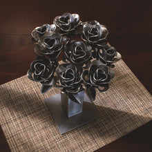 Dozen Metal Roses, Recycled Metal Roses, Steampunk Roses, 12 Immortal Roses, Wedding Bouquet.