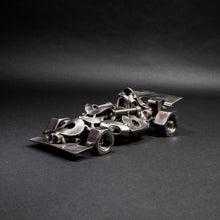 Scrap Metal Formula 1 Car, Steel Indy Car Figurine, Nuts and Bolts Racecar Sculpture
