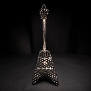 "The Flyer" Metal Electric Style Guitar Sculpture Heavy Metal Wall Art