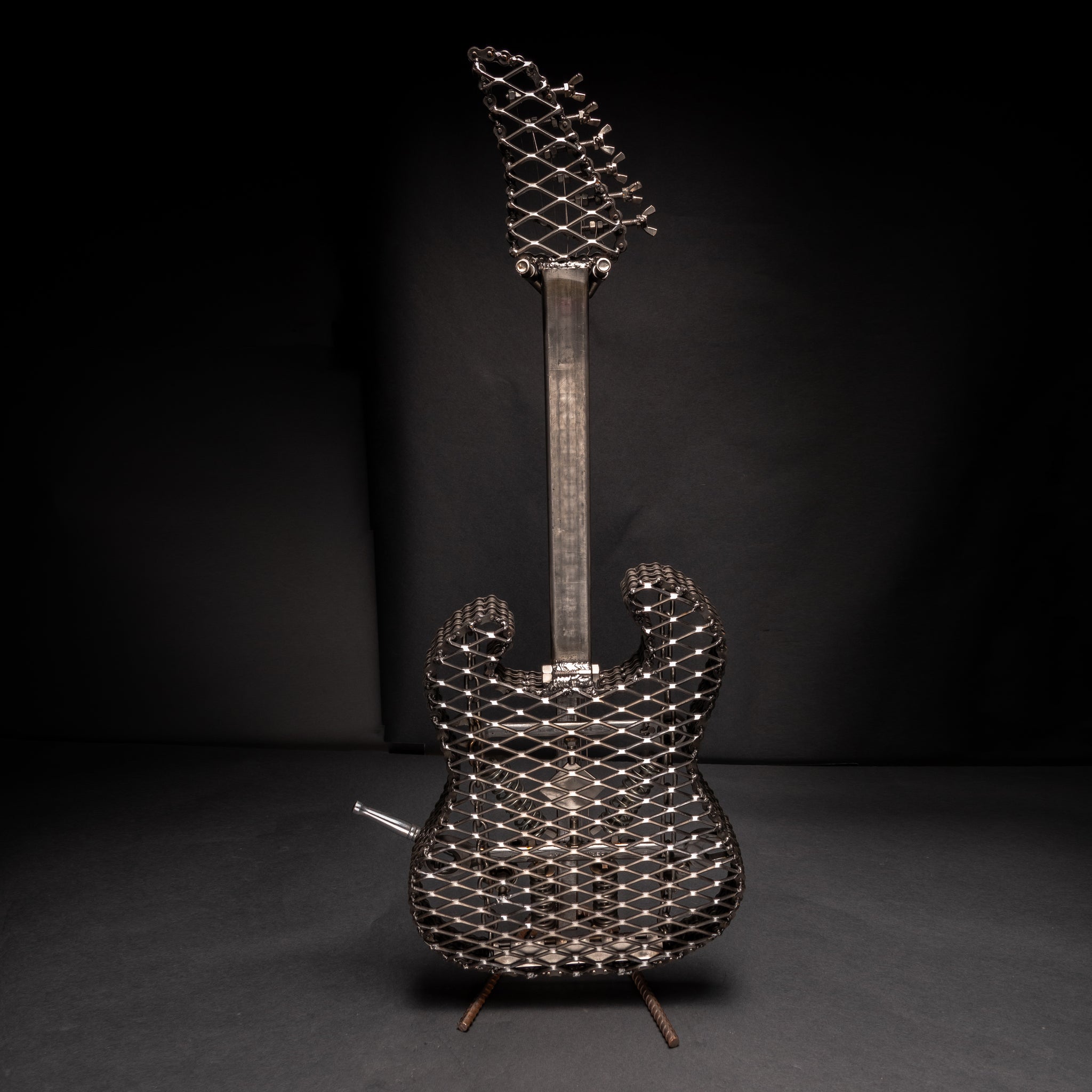 The Original' Metal Electric Guitar Sculpture Heavy Metal Wall Art – MetalRelic