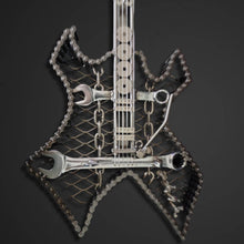 The Hero Metal Electric Guitar Sculpture Heavy Metal Wall Art
