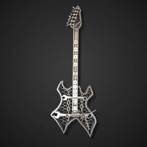 The Hero Metal Electric Guitar Sculpture Heavy Metal Wall Art